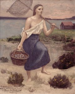 The Fisherwoman by Pierre Puvis de Chavannes